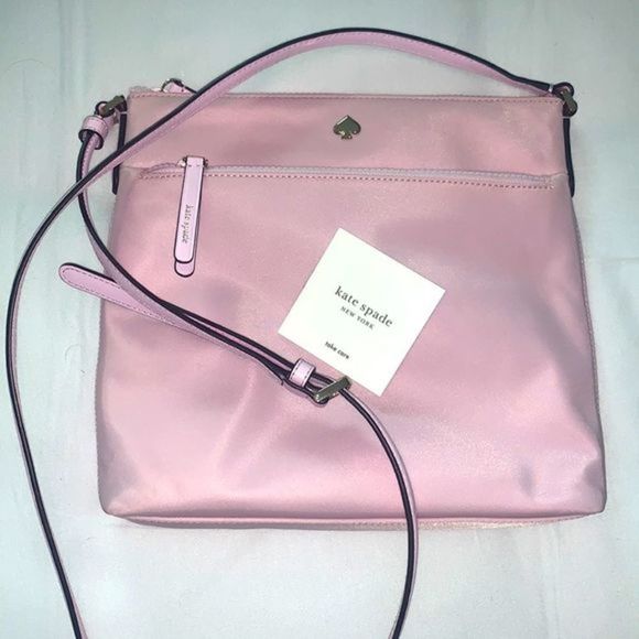 Kate Spade Pink Nylon Crossbody Bag - Picture 1 of 16